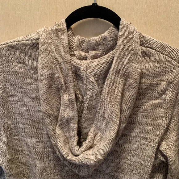 Urban Pipeline Cream Knit Hooded Sweater - Picture 4 of 6